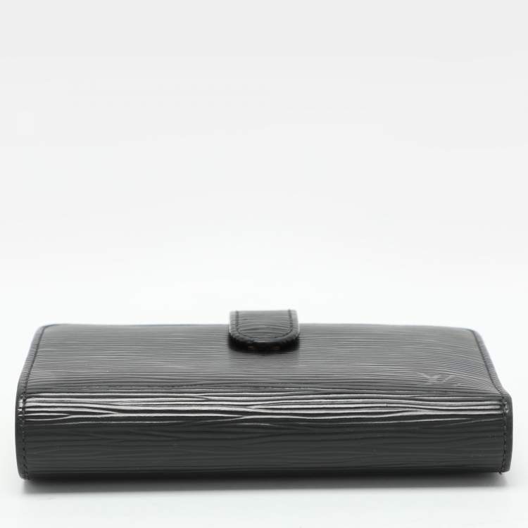 Pre Owned Louis Vuitton Black Epi Leather Wallet