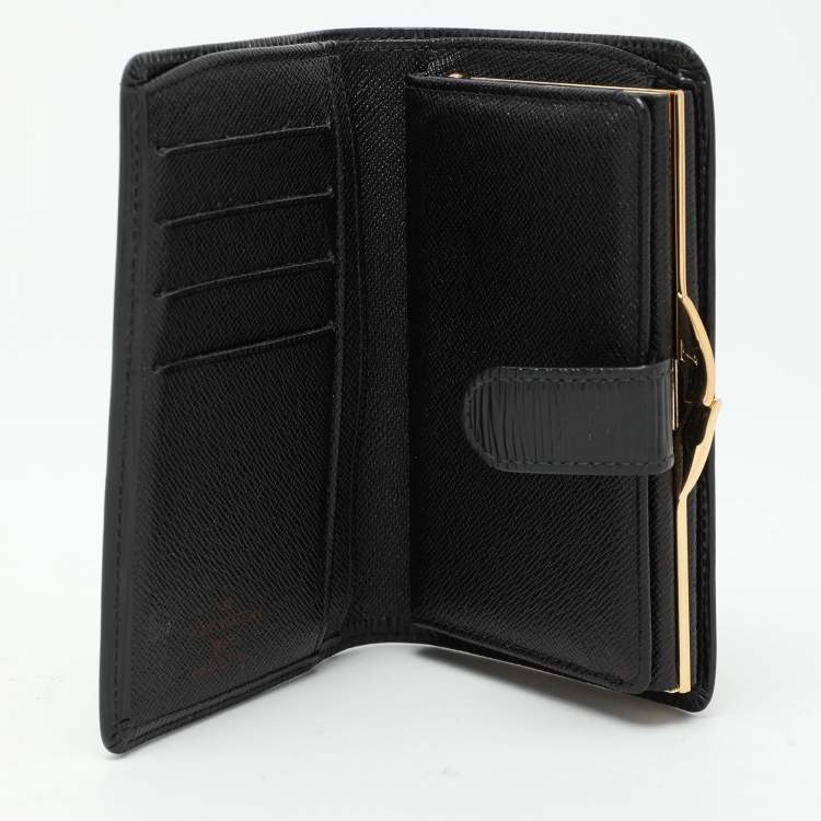 Pre Owned Louis Vuitton Black Epi Leather Wallet