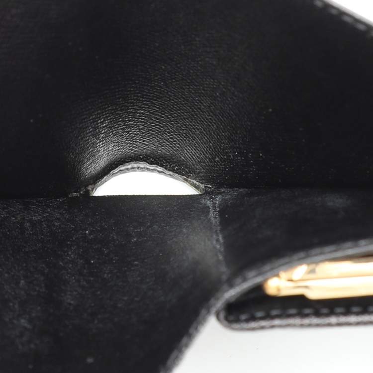 Pre Owned Louis Vuitton Black Epi Leather Wallet