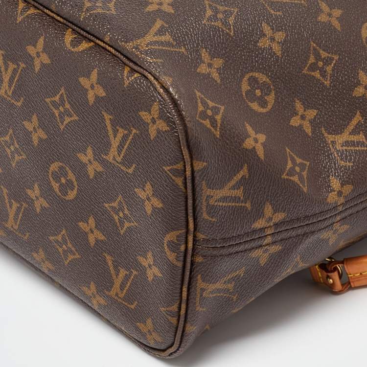 Pre Owned Louis Vuitton Monogram Canvas Neverfull MM Bag
