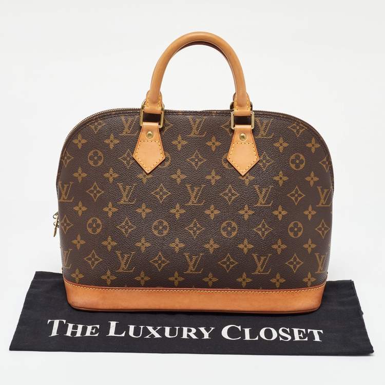 Pre Owned Louis Vuitton Monogram Canvas Alma PM Bag