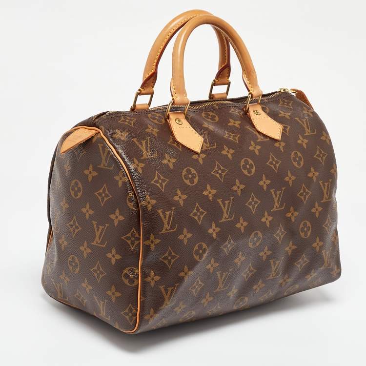 Pre Owned Louis Vuitton Monogram Canvas Speedy 30 Bag