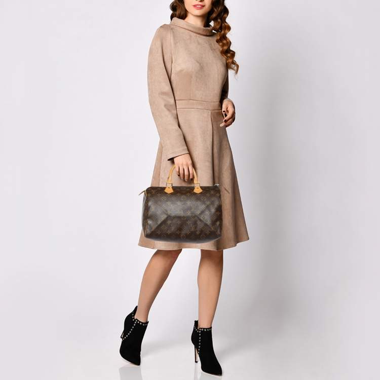 Pre Owned Louis Vuitton Monogram Canvas Speedy 30 Bag