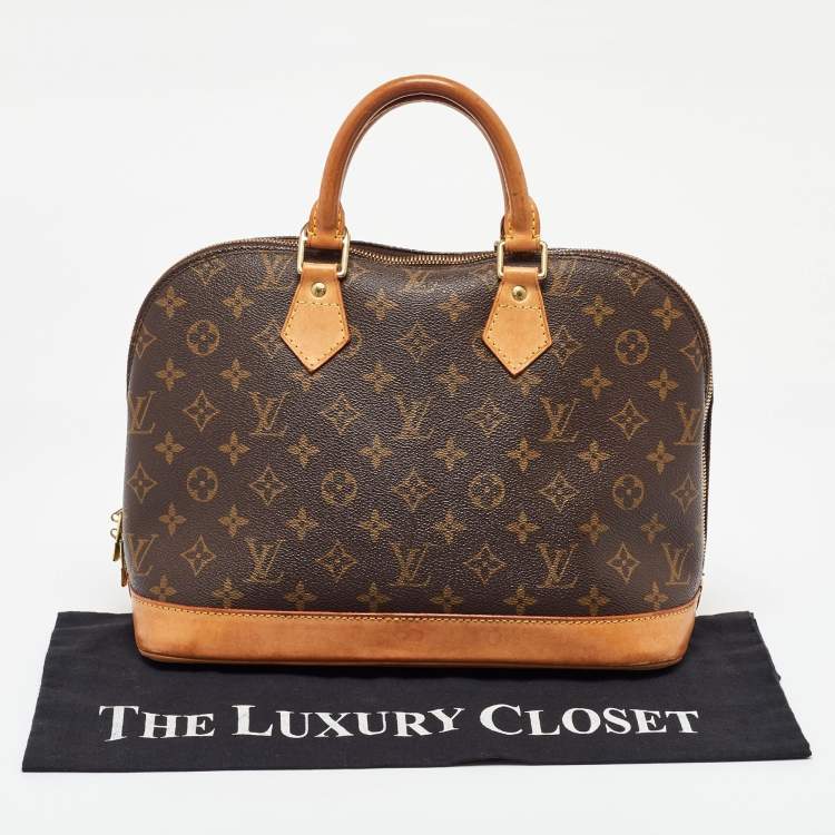 Pre Owned Louis Vuitton Monogram Canvas Alma PM Bag