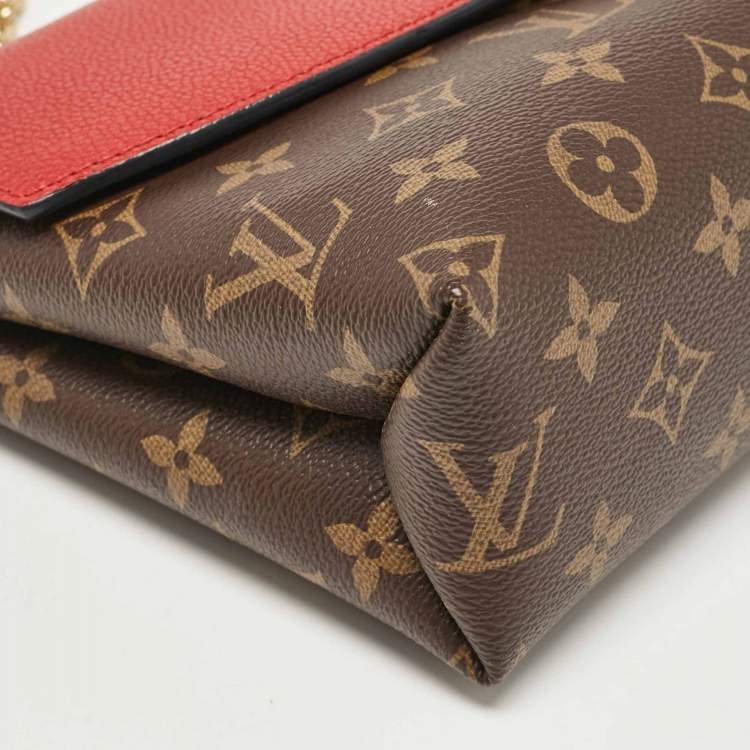 Pre Owned Louis Vuitton Cerise Monogram Canvas and Leather Saint Placide Bag