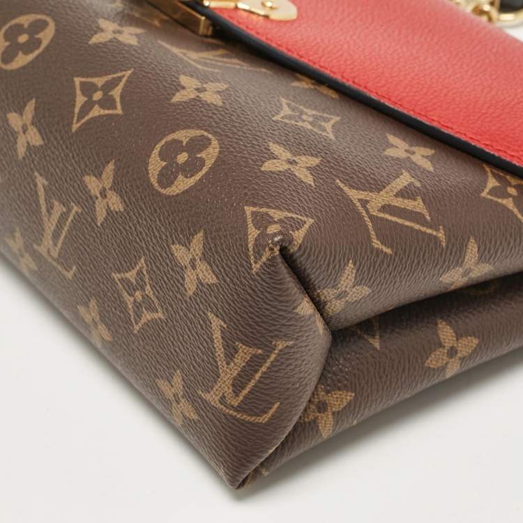 Pre Owned Louis Vuitton Cerise Monogram Canvas and Leather Saint Placide Bag