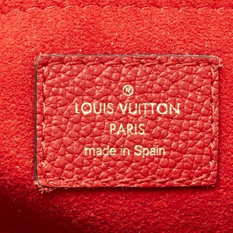 Pre Owned Louis Vuitton Cerise Monogram Canvas and Leather Saint Placide Bag
