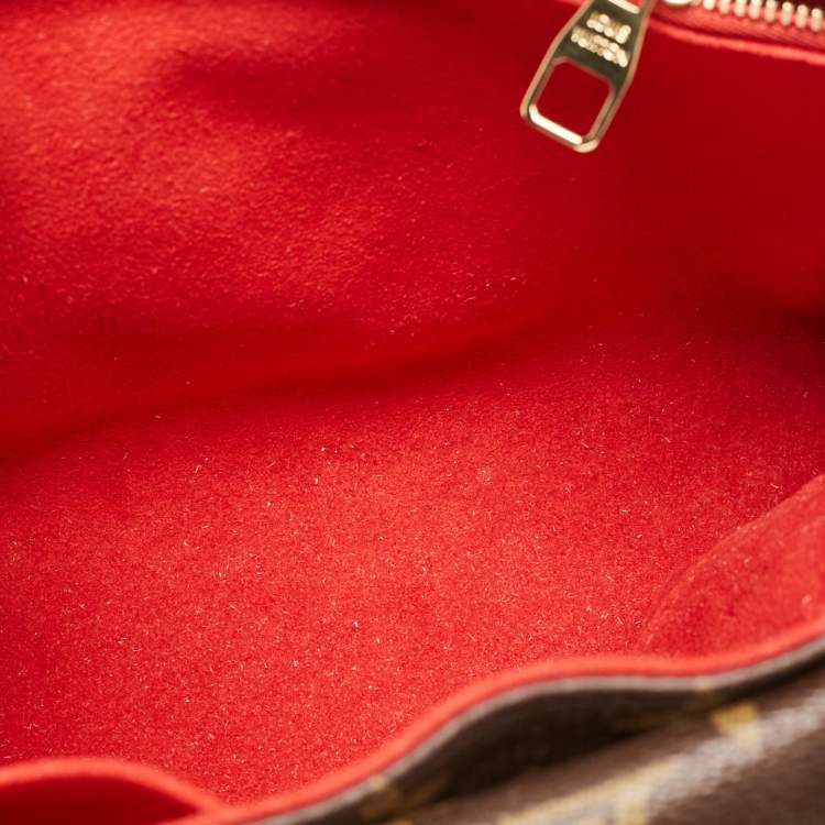 Pre Owned Louis Vuitton Cerise Monogram Canvas and Leather Saint Placide Bag