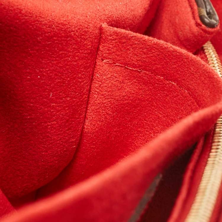 Pre Owned Louis Vuitton Cerise Monogram Canvas and Leather Saint Placide Bag