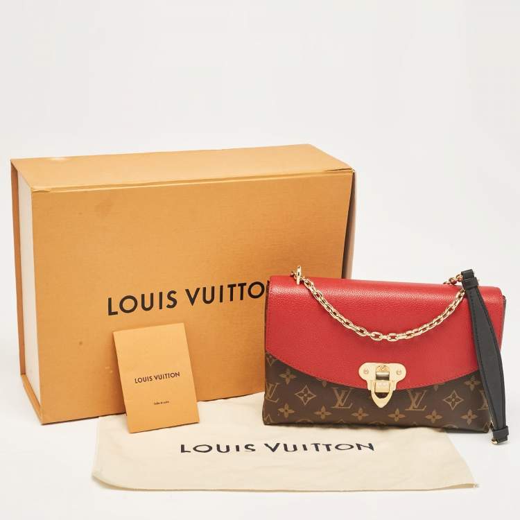Pre Owned Louis Vuitton Cerise Monogram Canvas and Leather Saint Placide Bag