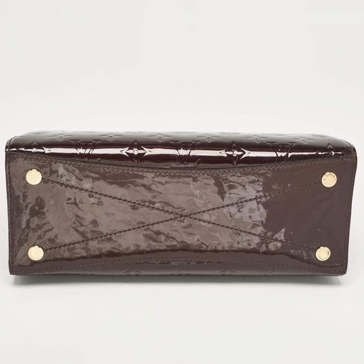 Pre Owned Louis Vuitton Amarante Monogram Vernis Virginia MM Bag