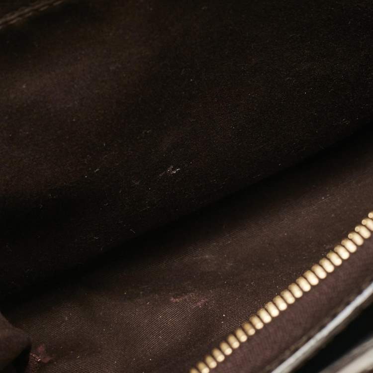 Pre Owned Louis Vuitton Amarante Monogram Vernis Virginia MM Bag