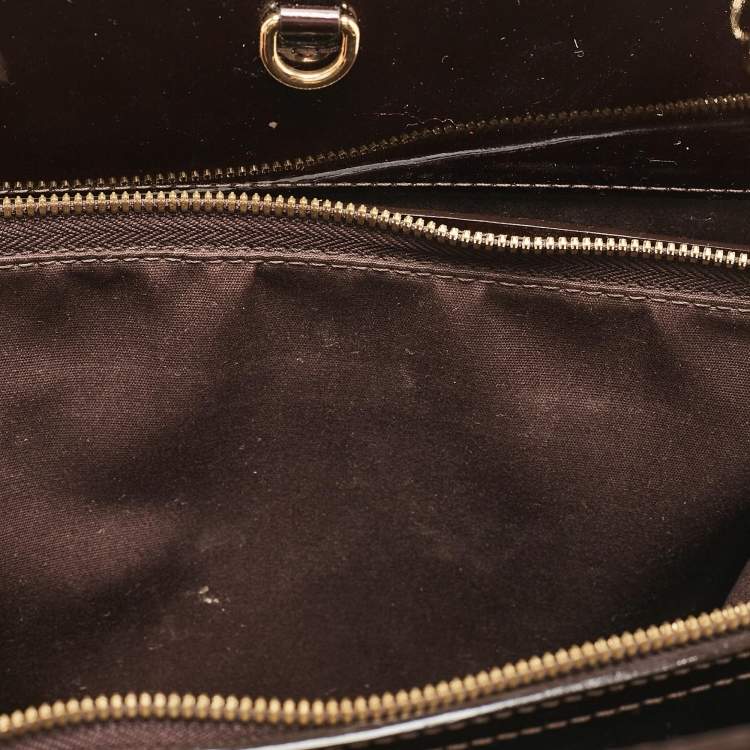 Pre Owned Louis Vuitton Amarante Monogram Vernis Virginia MM Bag