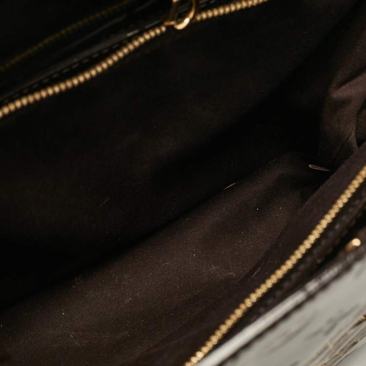 Pre Owned Louis Vuitton Amarante Monogram Vernis Virginia MM Bag
