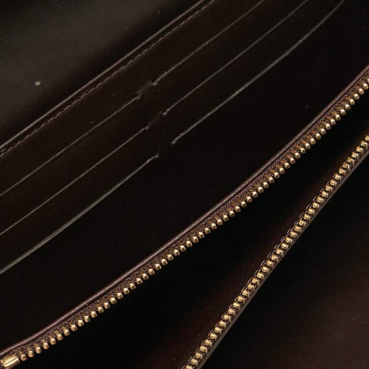 Pre Owned Louis Vuitton Amarante Monogram Vernis Virginia MM Bag