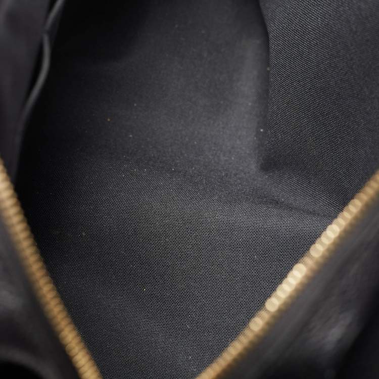 Pre Owned Louis Vuitton Black Monogram Empreinte Leather Vosges MM Bag