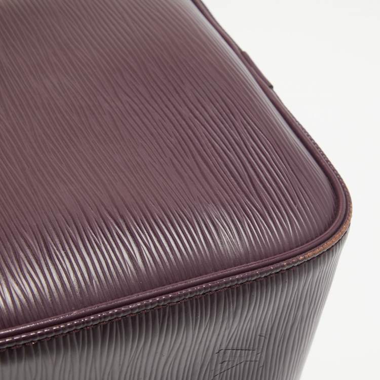 Pre Owned Louis Vuitton Cassis Epi Leather Speedy 30 Bag
