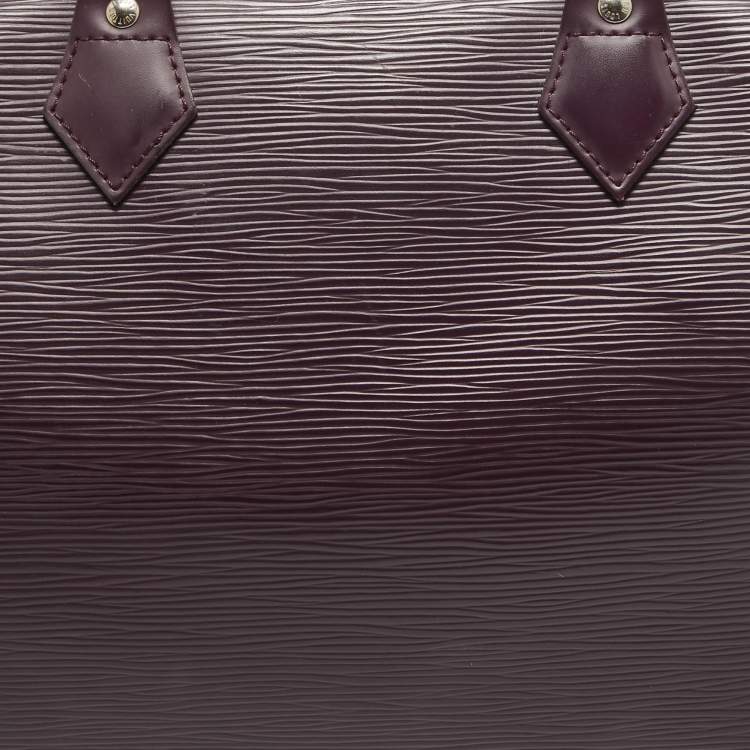 Pre Owned Louis Vuitton Cassis Epi Leather Speedy 30 Bag