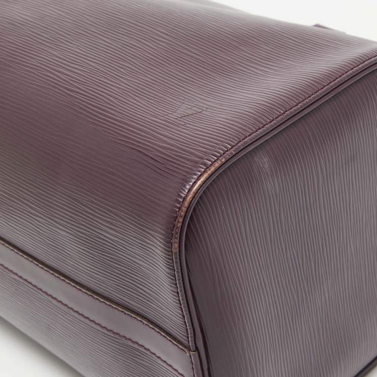 Pre Owned Louis Vuitton Cassis Epi Leather Speedy 30 Bag