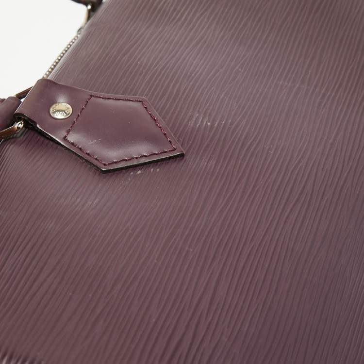 Pre Owned Louis Vuitton Cassis Epi Leather Speedy 30 Bag