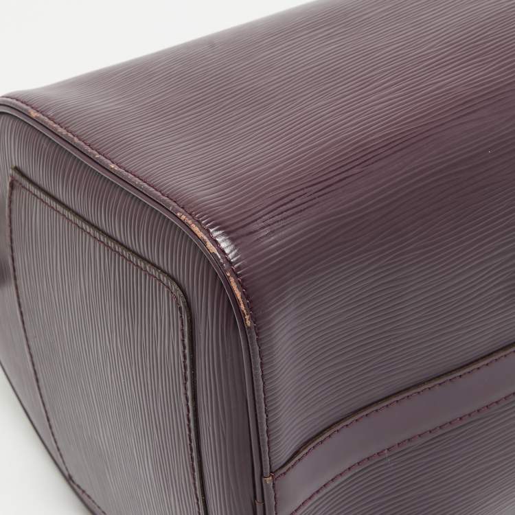Pre Owned Louis Vuitton Cassis Epi Leather Speedy 30 Bag