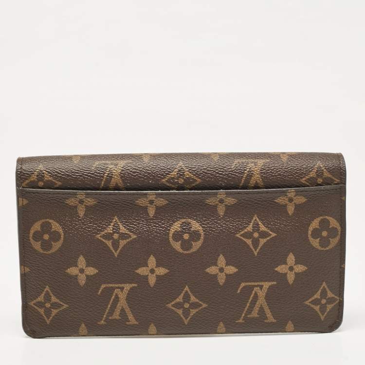 Pre Owned Louis Vuitton Fuchsia Monogram Canvas Jeanne Wallet