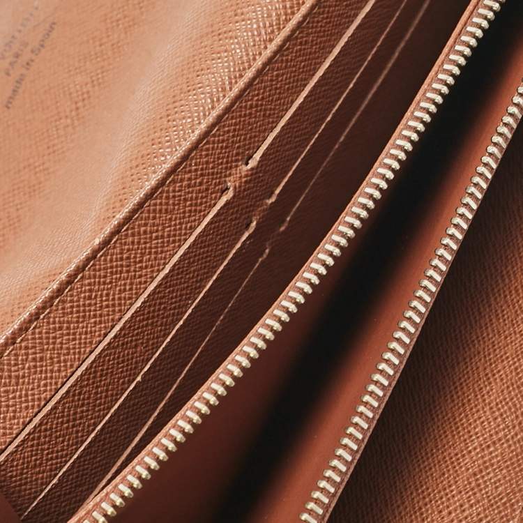 Pre Owned Louis Vuitton Brown Monogram Canvas Sarah Wallet