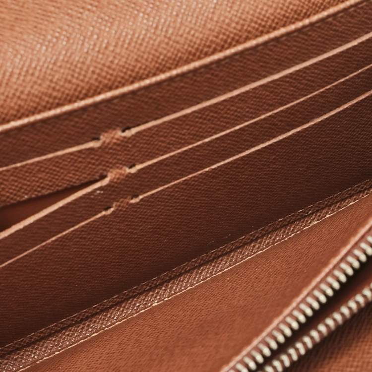 Pre Owned Louis Vuitton Brown Monogram Canvas Sarah Wallet