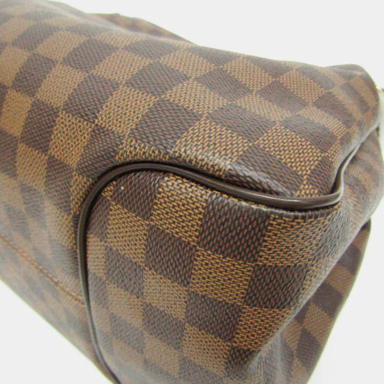 Pre Owned Louis Vuitton Damier Ebene Reggia Bag
