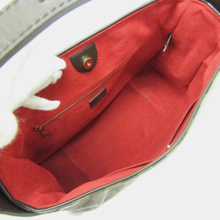 Pre Owned Louis Vuitton Damier Ebene Reggia Bag