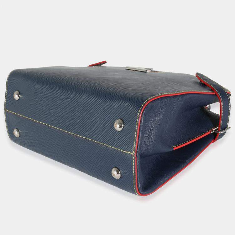 Pre Owned Louis Vuitton Indigo Epi Twist Tote Bag