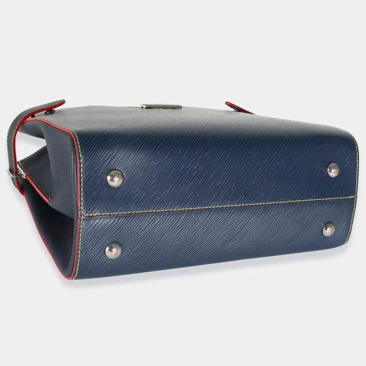 Pre Owned Louis Vuitton Indigo Epi Twist Tote Bag