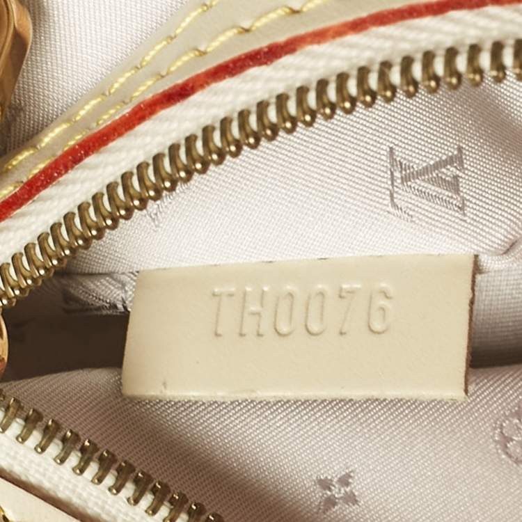 Pre Owned Louis Vuitton Cream Suhali Leather Lockit PM Bag