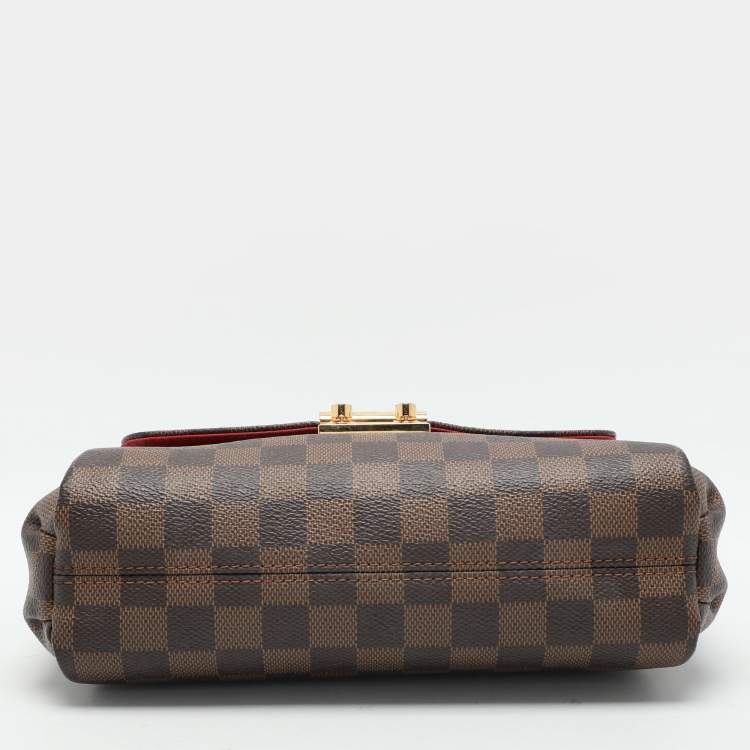 Pre Owned Louis Vuitton Damier Ebene Canvas Croisette Bag