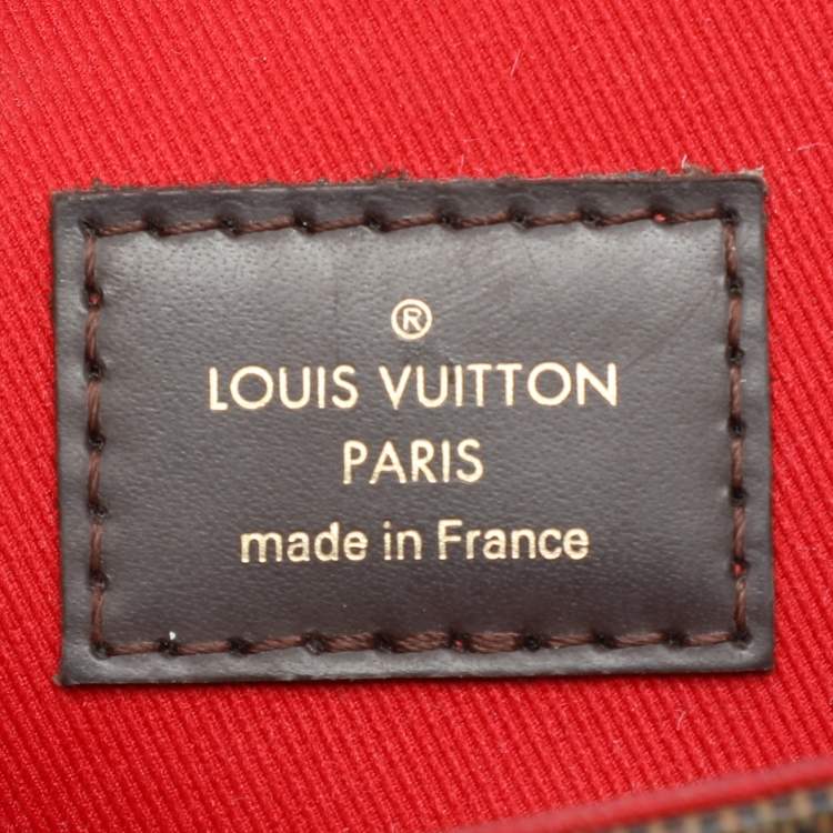 Pre Owned Louis Vuitton Damier Ebene Canvas Croisette Bag