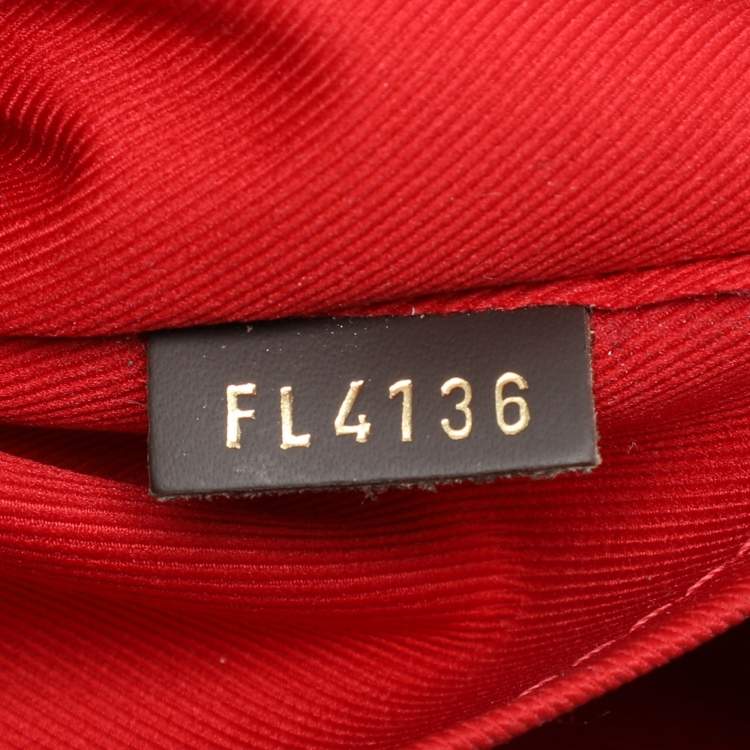 Pre Owned Louis Vuitton Damier Ebene Canvas Croisette Bag