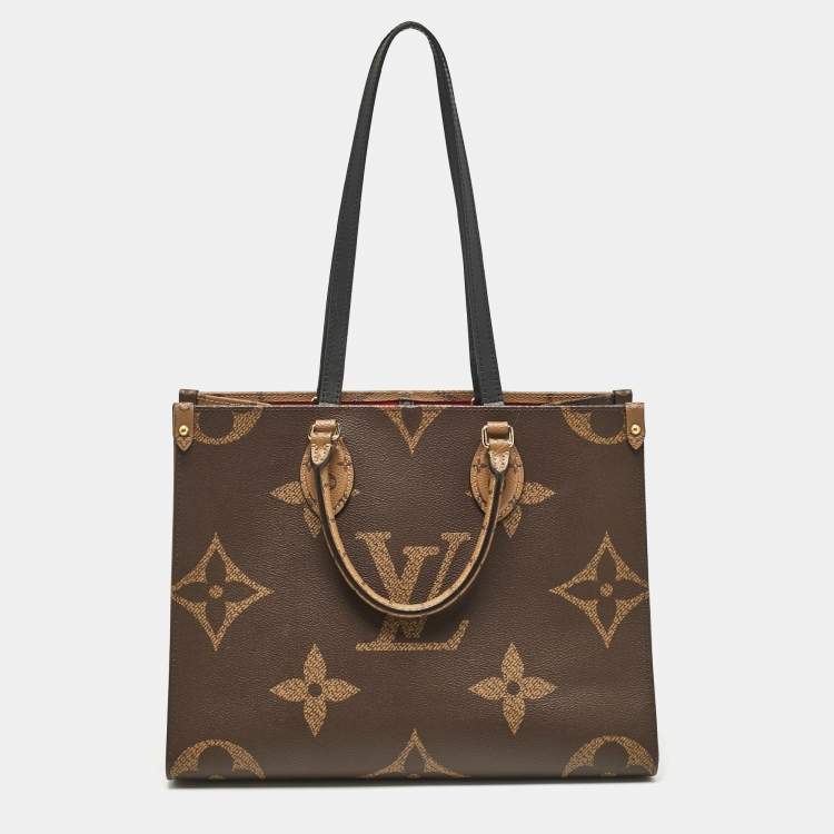 Pre Owned Louis Vuitton Reverse Monogram Canvas Giant Onthego MM Bag