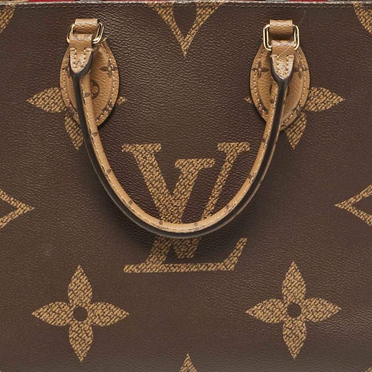 Pre Owned Louis Vuitton Reverse Monogram Canvas Giant Onthego MM Bag