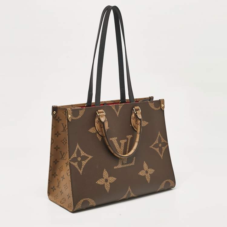 Pre Owned Louis Vuitton Reverse Monogram Canvas Giant Onthego MM Bag