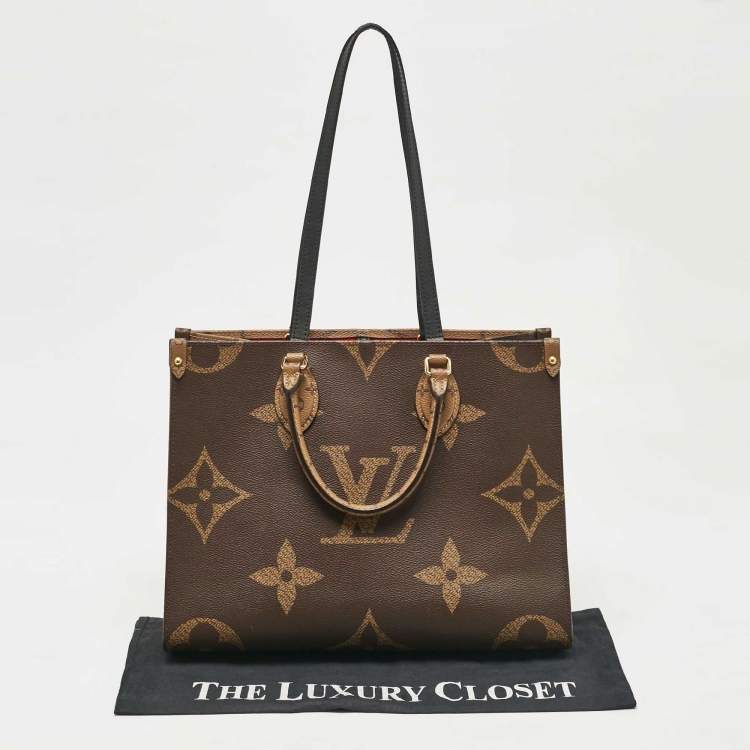 Pre Owned Louis Vuitton Reverse Monogram Canvas Giant Onthego MM Bag