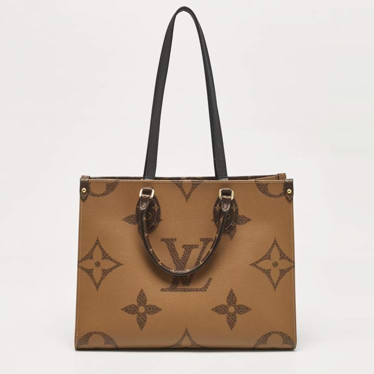 Pre Owned Louis Vuitton Reverse Monogram Canvas Giant Onthego MM Bag