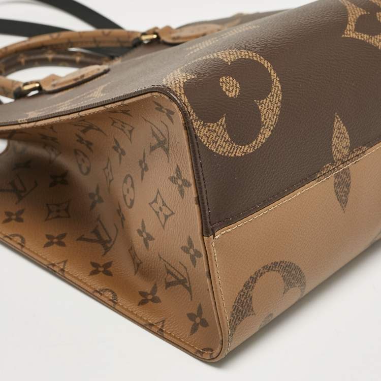 Pre Owned Louis Vuitton Reverse Monogram Canvas Giant Onthego MM Bag