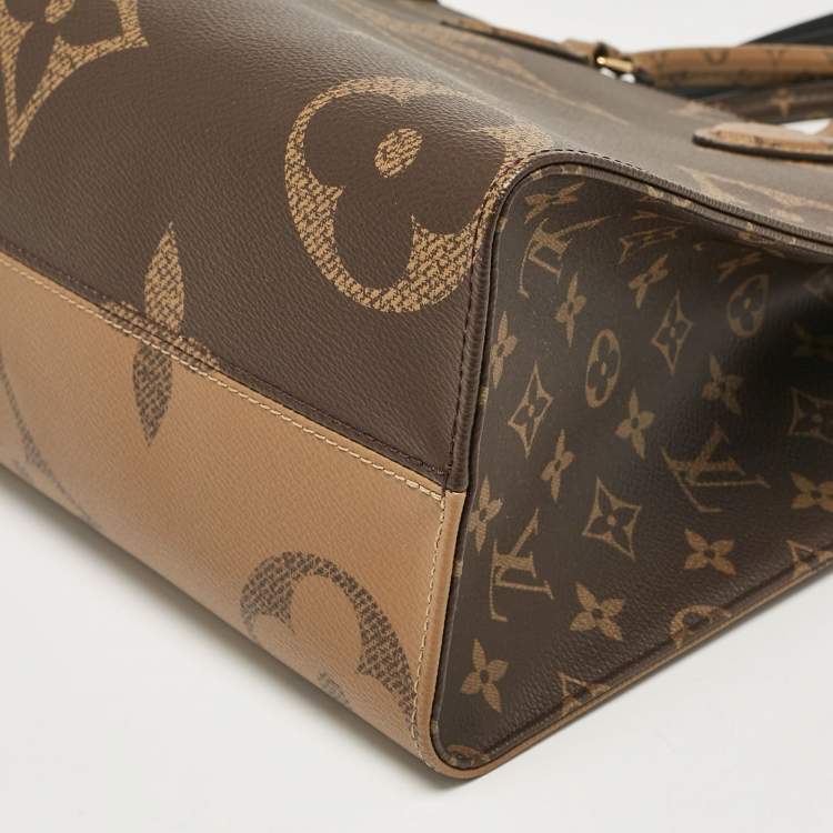 Pre Owned Louis Vuitton Reverse Monogram Canvas Giant Onthego MM Bag