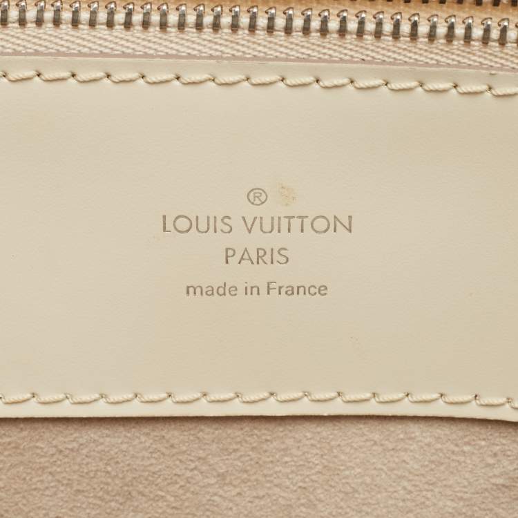 Pre Owned Louis Vuitton Ivory Epi Leather Sevigne GM Bag