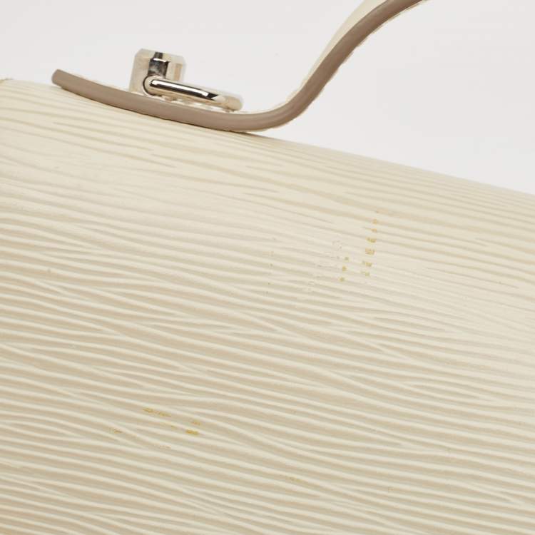 Pre Owned Louis Vuitton Ivory Epi Leather Sevigne GM Bag