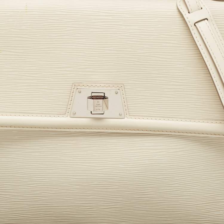 Pre Owned Louis Vuitton Ivory Epi Leather Sevigne GM Bag
