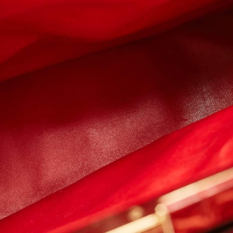 Pre Owned Louis Vuitton Bordeaux Monogram Canvas Limited Edition Mirage Griet Exotic Bag