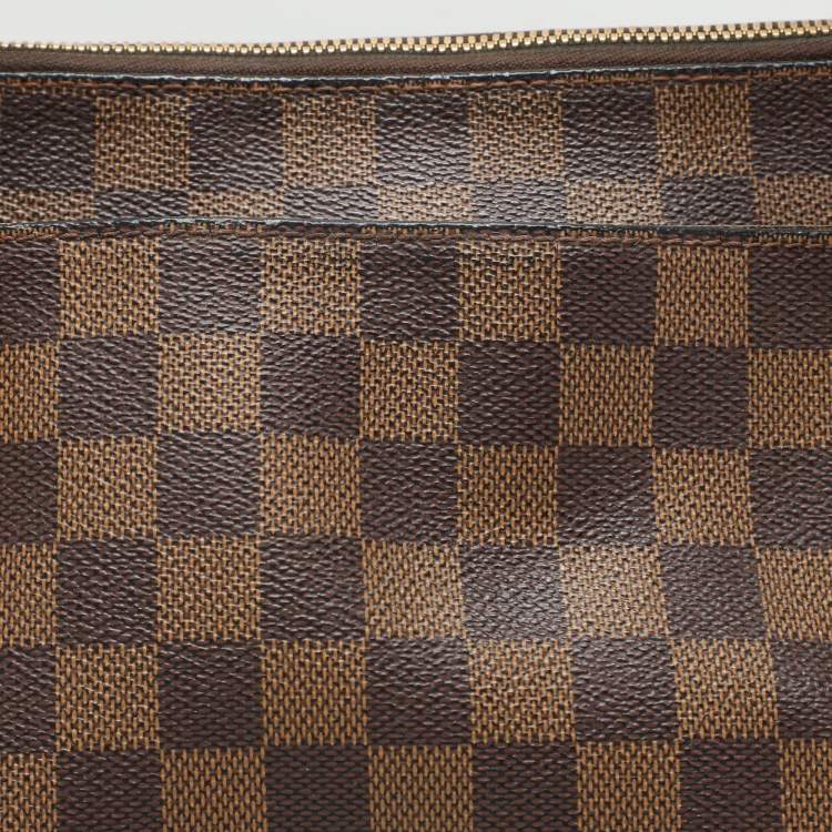 Pre Owned Louis Vuitton Damier Ebene Canvas Belem PM Bag
