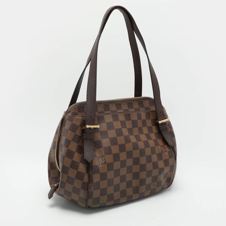 Pre Owned Louis Vuitton Damier Ebene Canvas Belem PM Bag