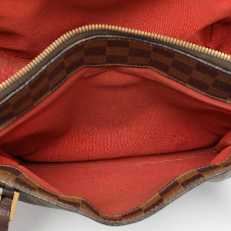 Pre Owned Louis Vuitton Damier Ebene Canvas Belem PM Bag